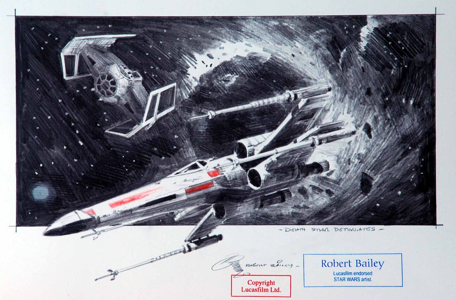 DEATH STAR DETONATES.