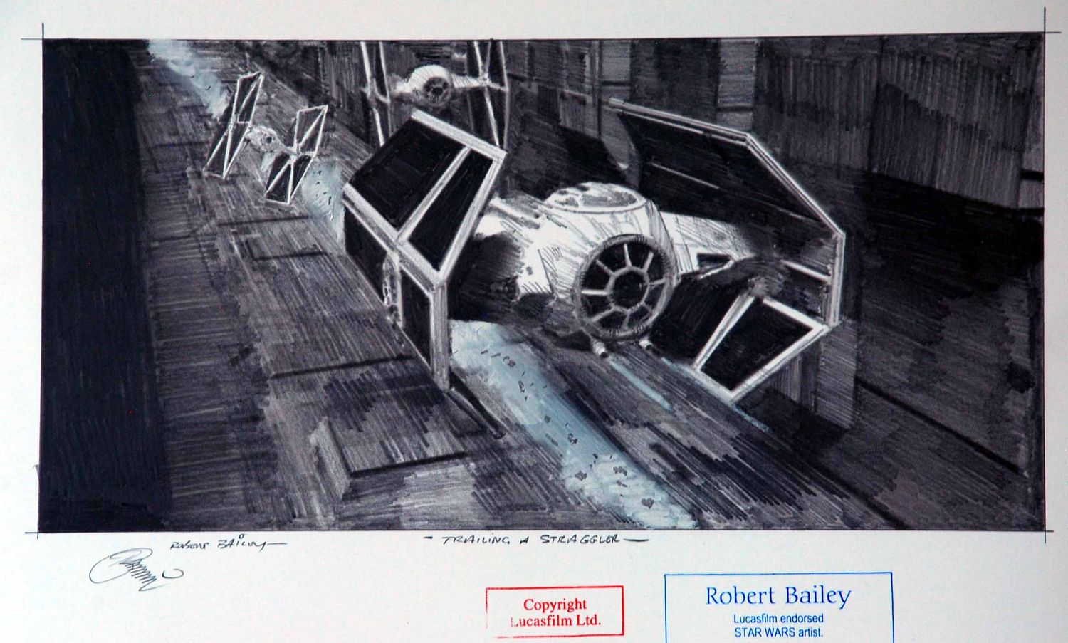 TRAILING A STAGGLER.