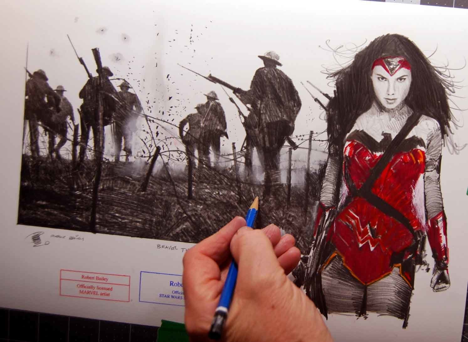 BRAVER THAN THE BRAVEST.  (Wonder Woman).