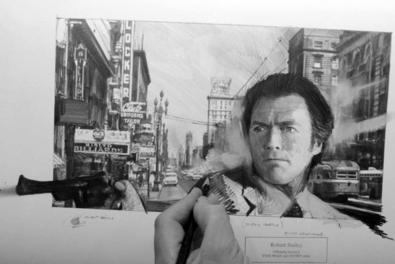 HEAVY HITTER. (Dirty Harry). Clint Eastwood.