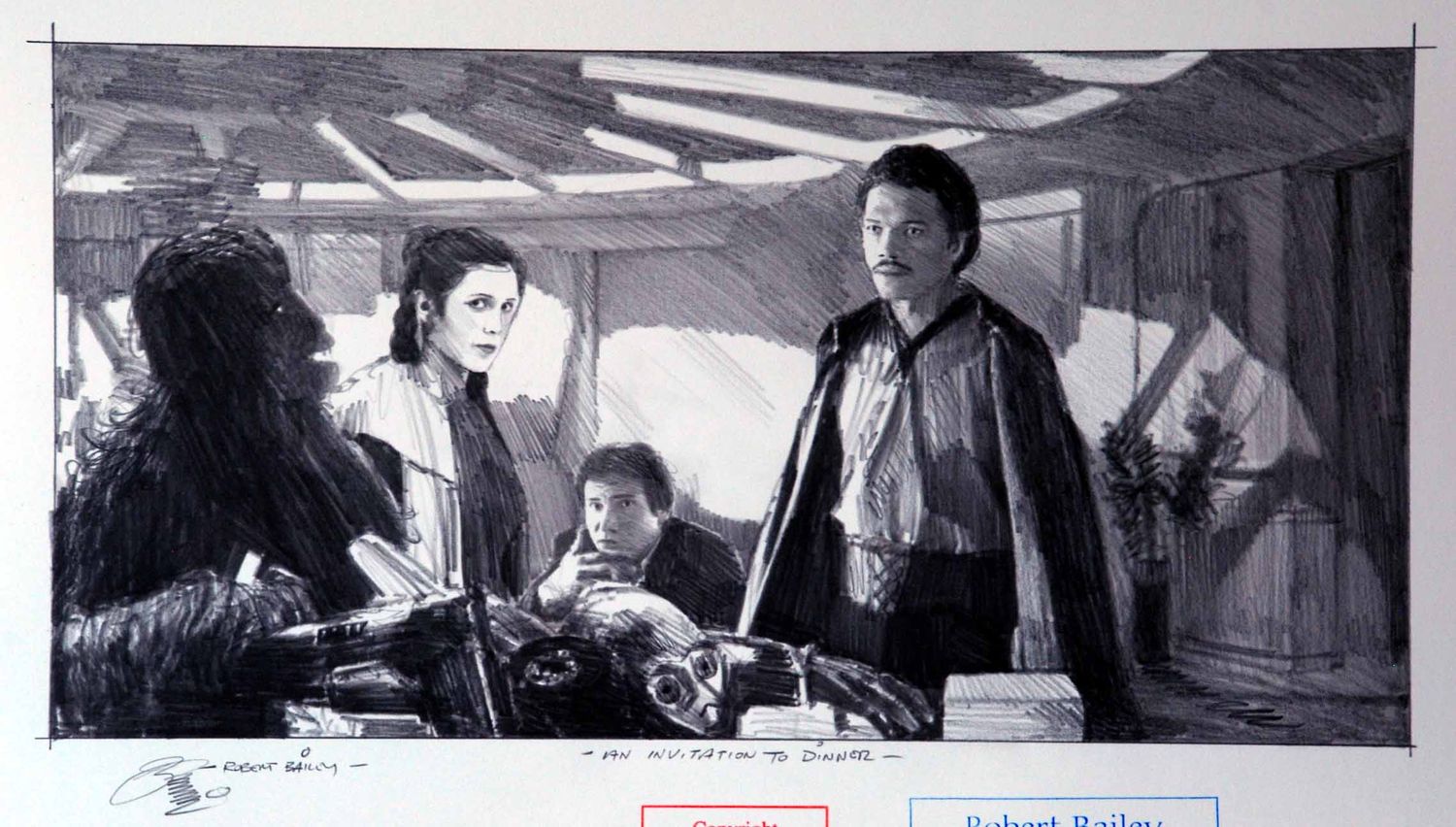 AN INVITATION TO DINNER FROM LANDO.