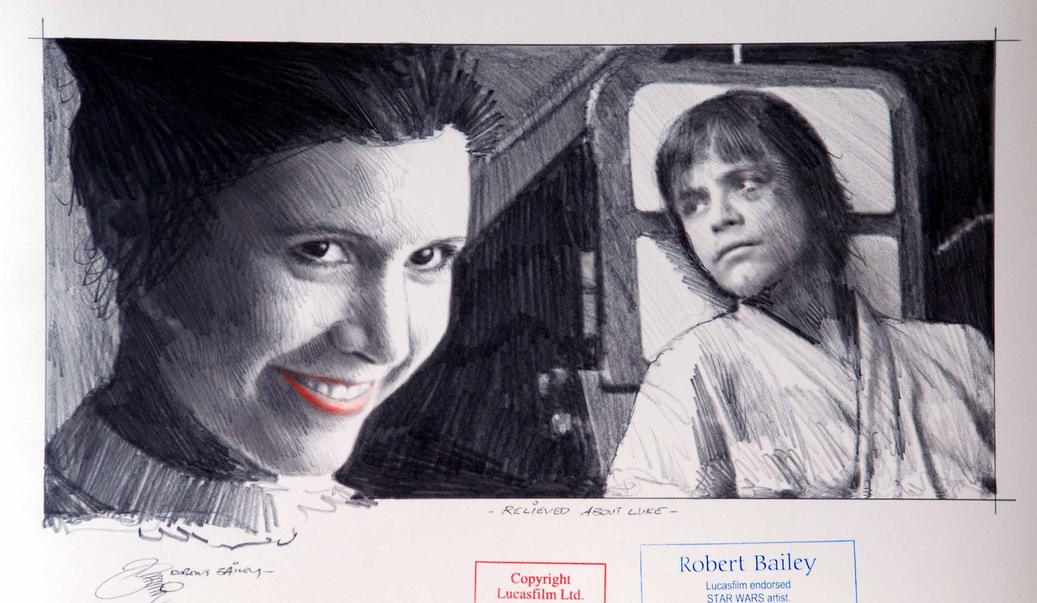 RELIEVED ABOUT LUKE.