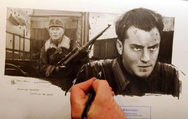 SNIPING CONTEST.   (Enemy at the Gates).