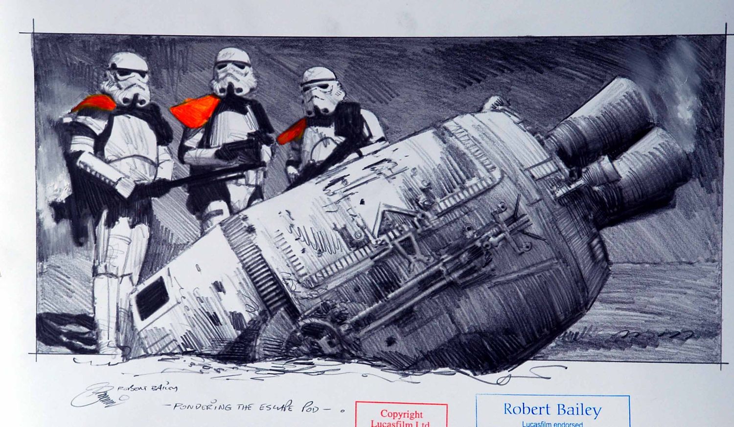 PONDERING THE ESCAPE POD.