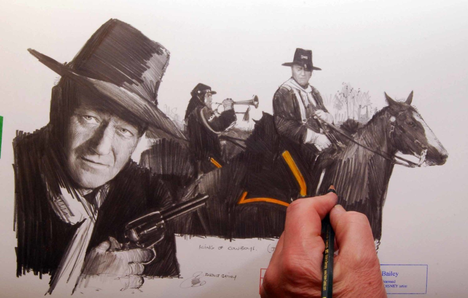 KING OF COWBOYS.  (John Wayne).