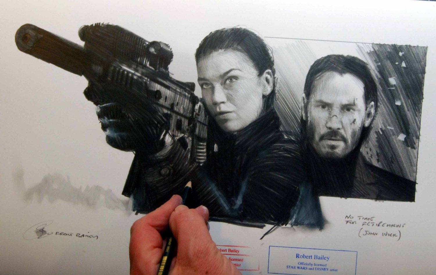 NO TIME FOR RETIREMENT.   (John Wick).