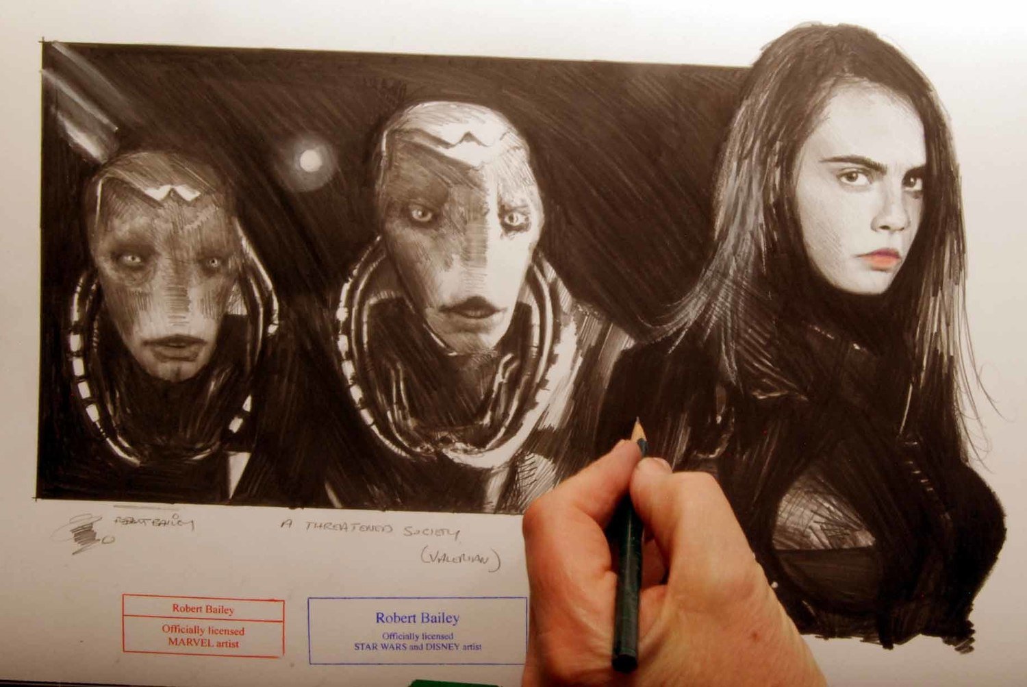 A THREATENED SOCIETY.   (Valerian).