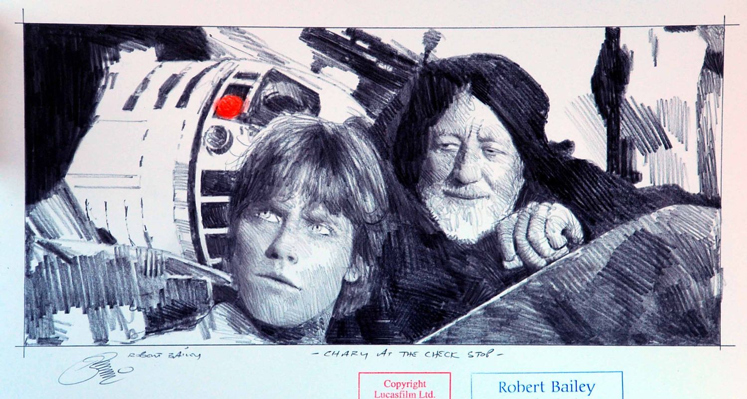 CHARY AT THE CHECK STOP.