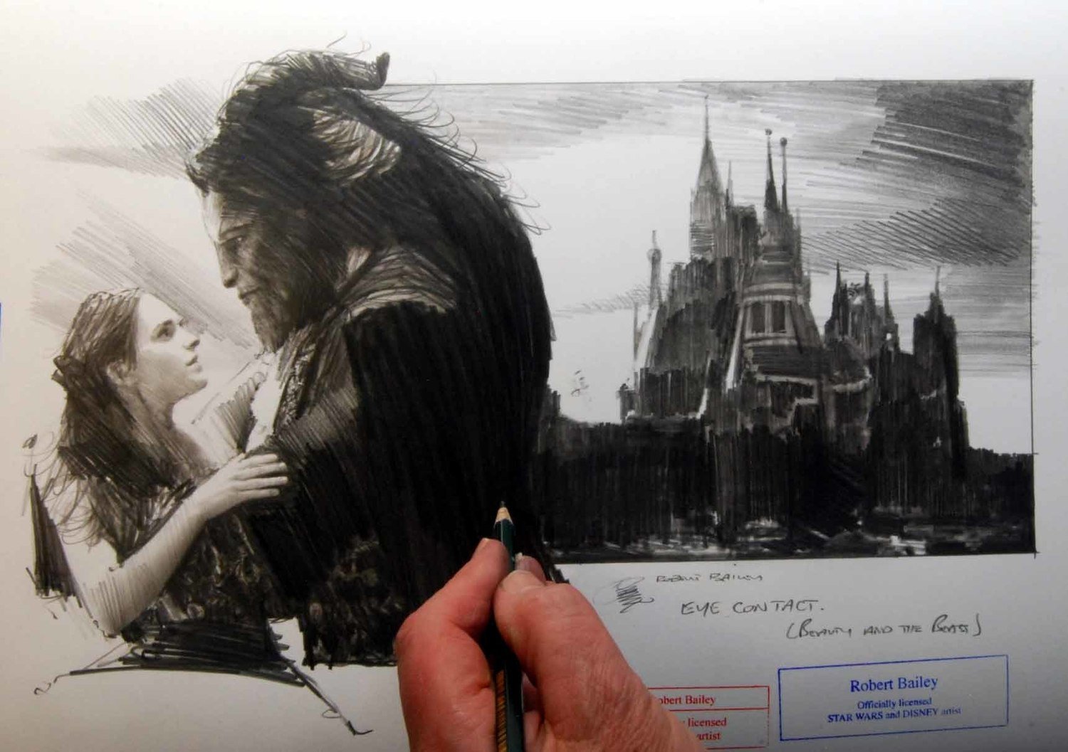 EYE CONTACT.   (Beauty and The Beast).