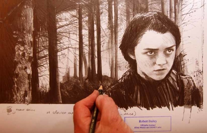 A SPIRITED MAIDEN.   (Game of Thrones). Arya.