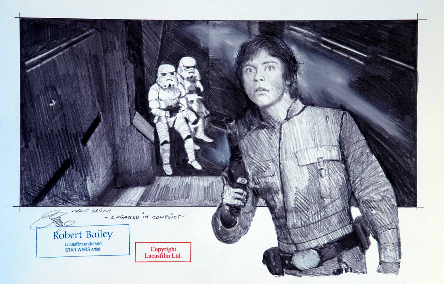 ENGAGED IN CONFLICT.