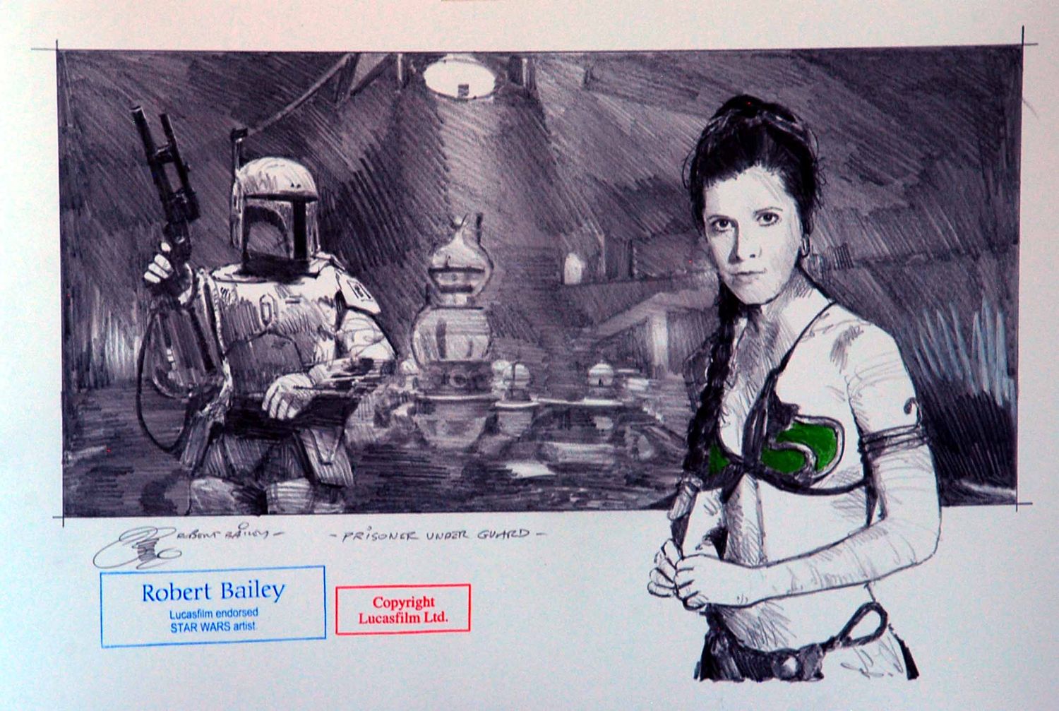 PRISONER UNDER GUARD.