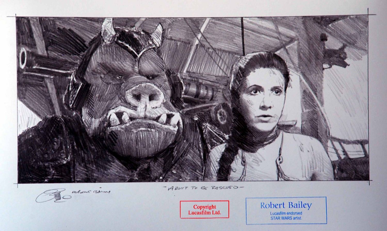 ABOUT TO BE RESCUED.