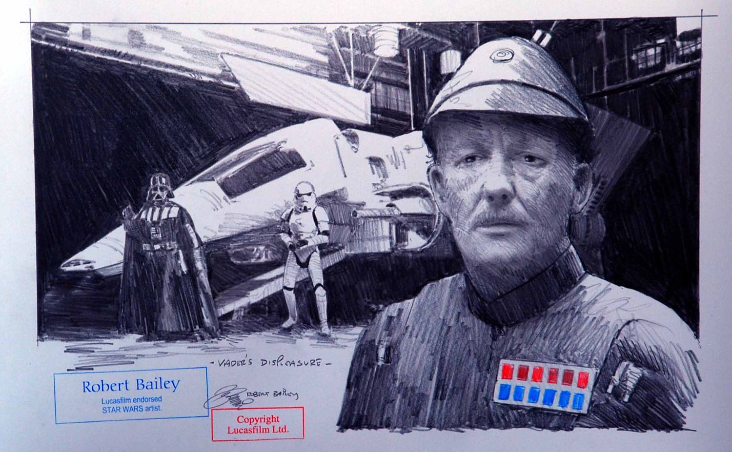 VADER'S DISPLEASURE.