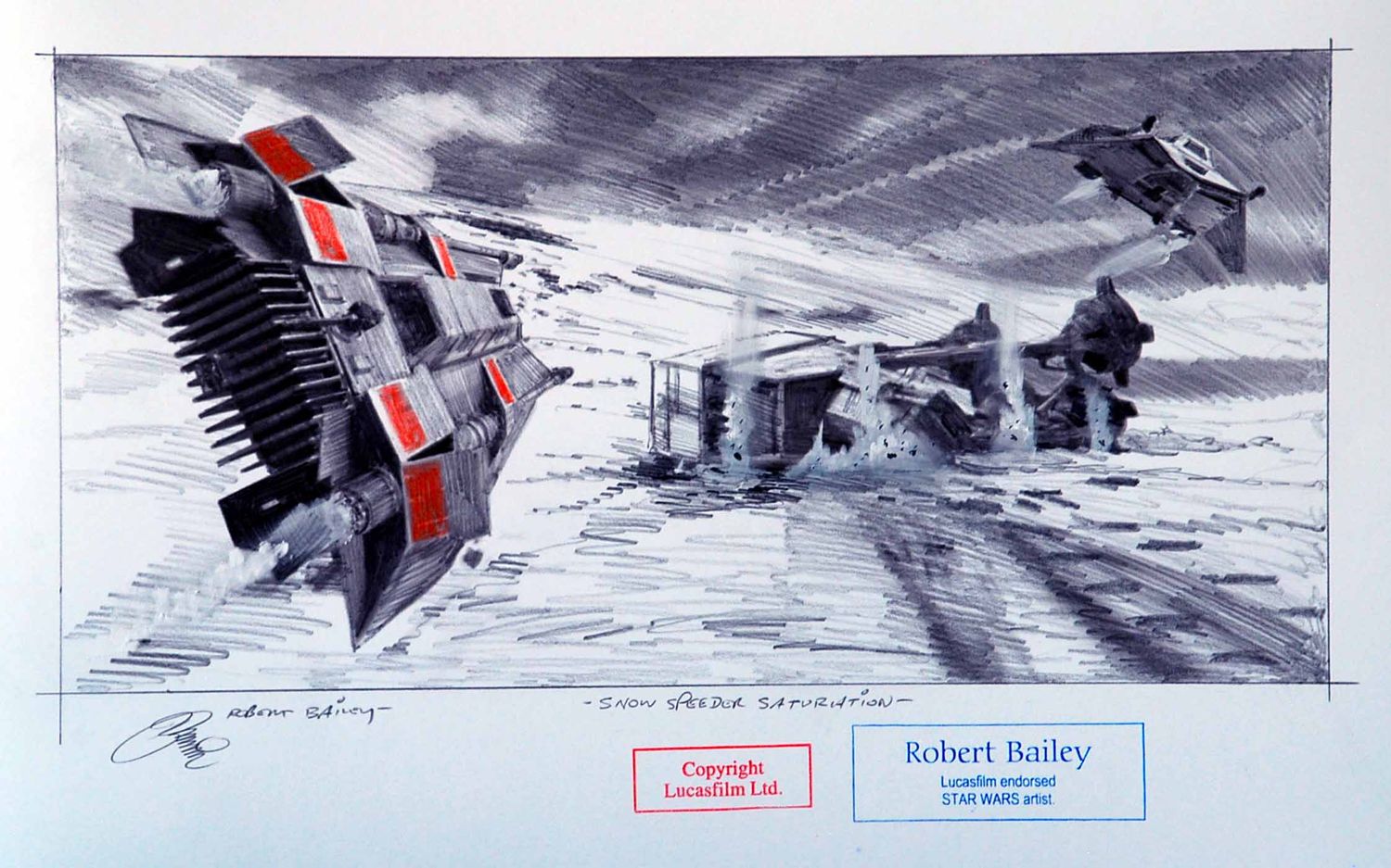 SNOW SPEEDER SATURATION.