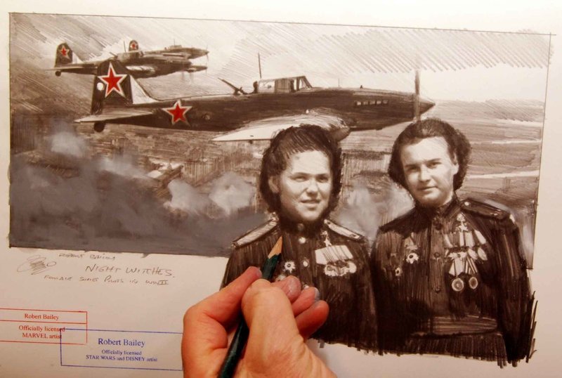 NIGHT WITCHES. (Russian women pilots in World War Two).