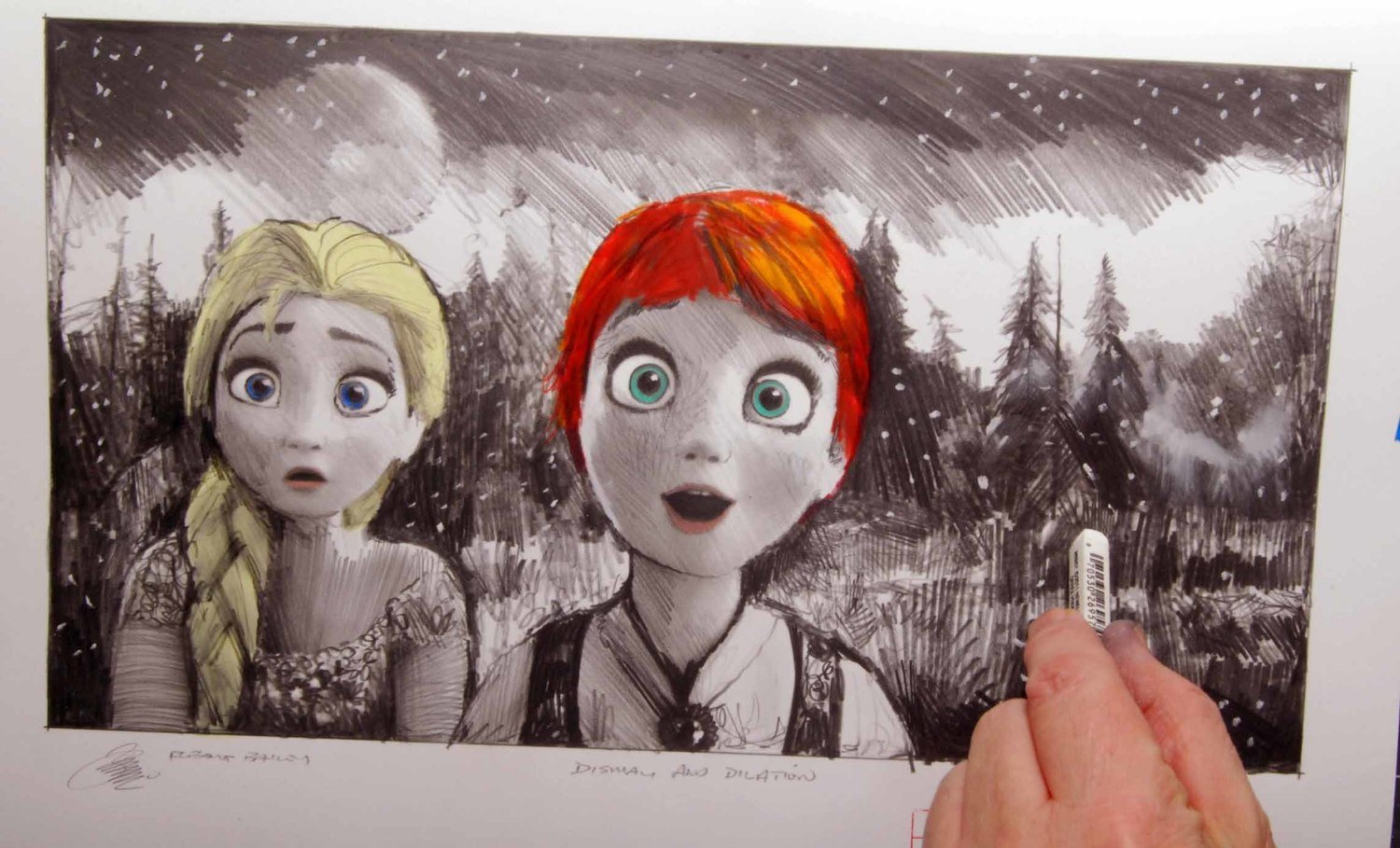 DISMAY AND DILATION. (Frozen).