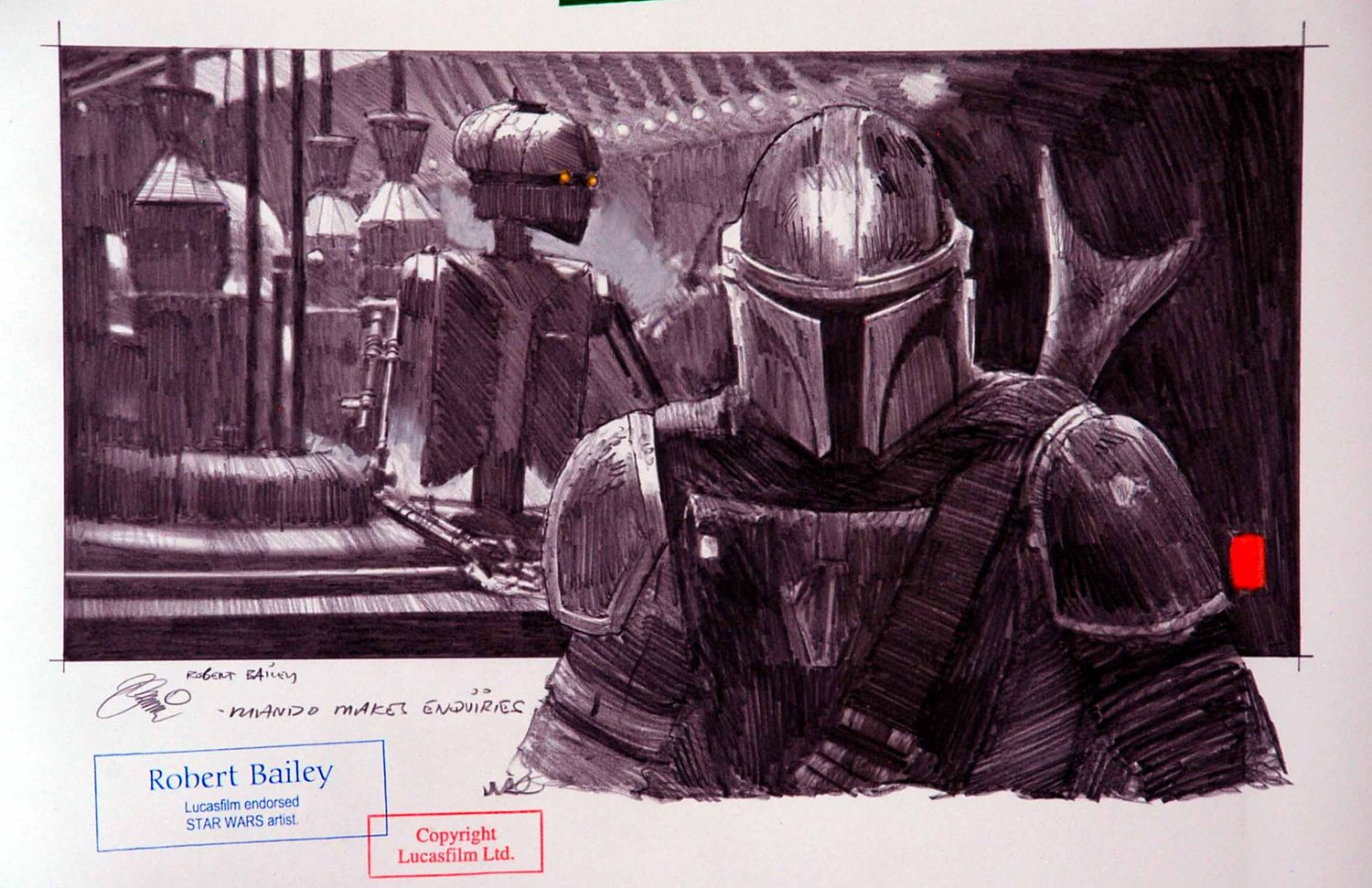 MANDO MAKES ENQUIRIES.