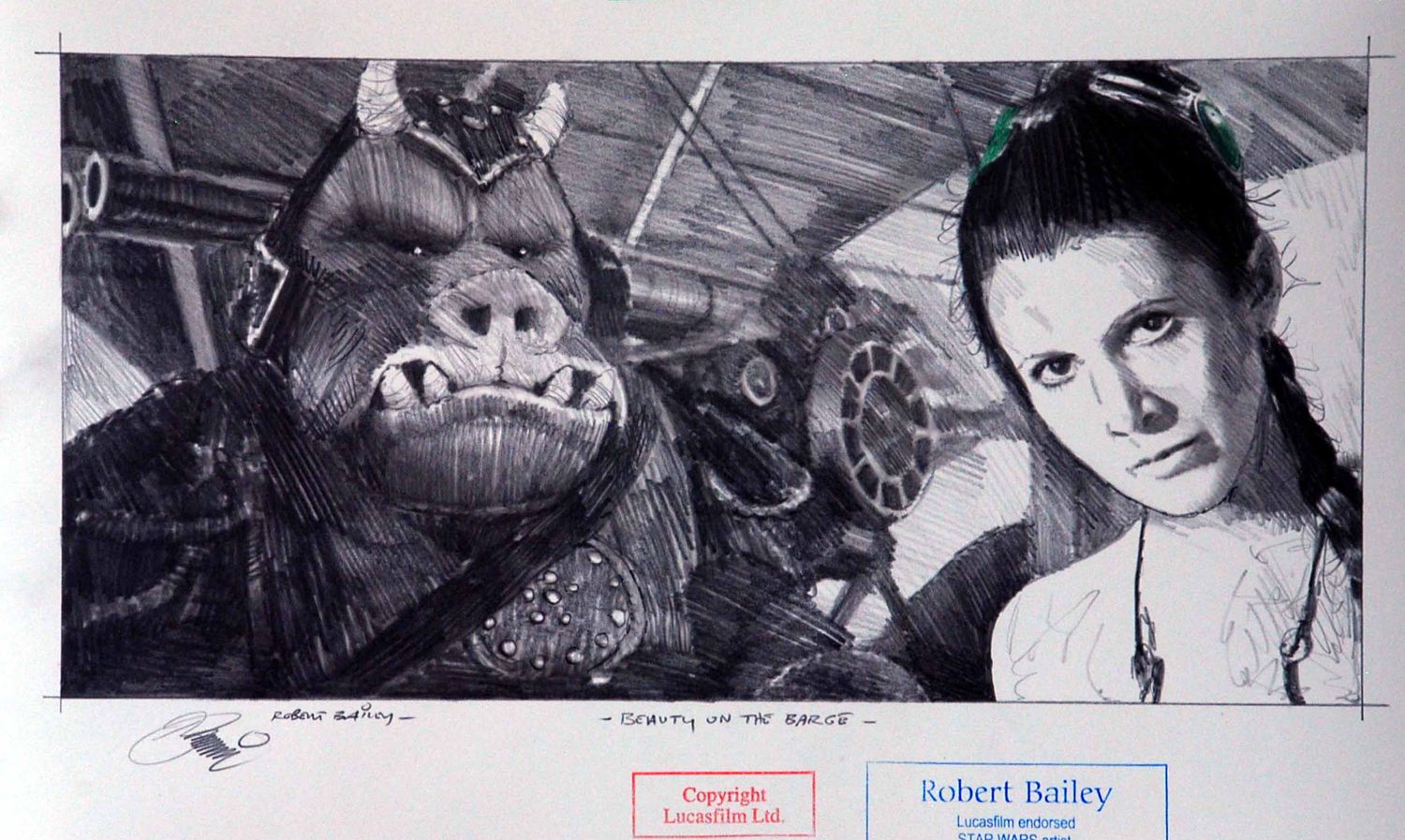 BEAUTY ON THE BARGE.