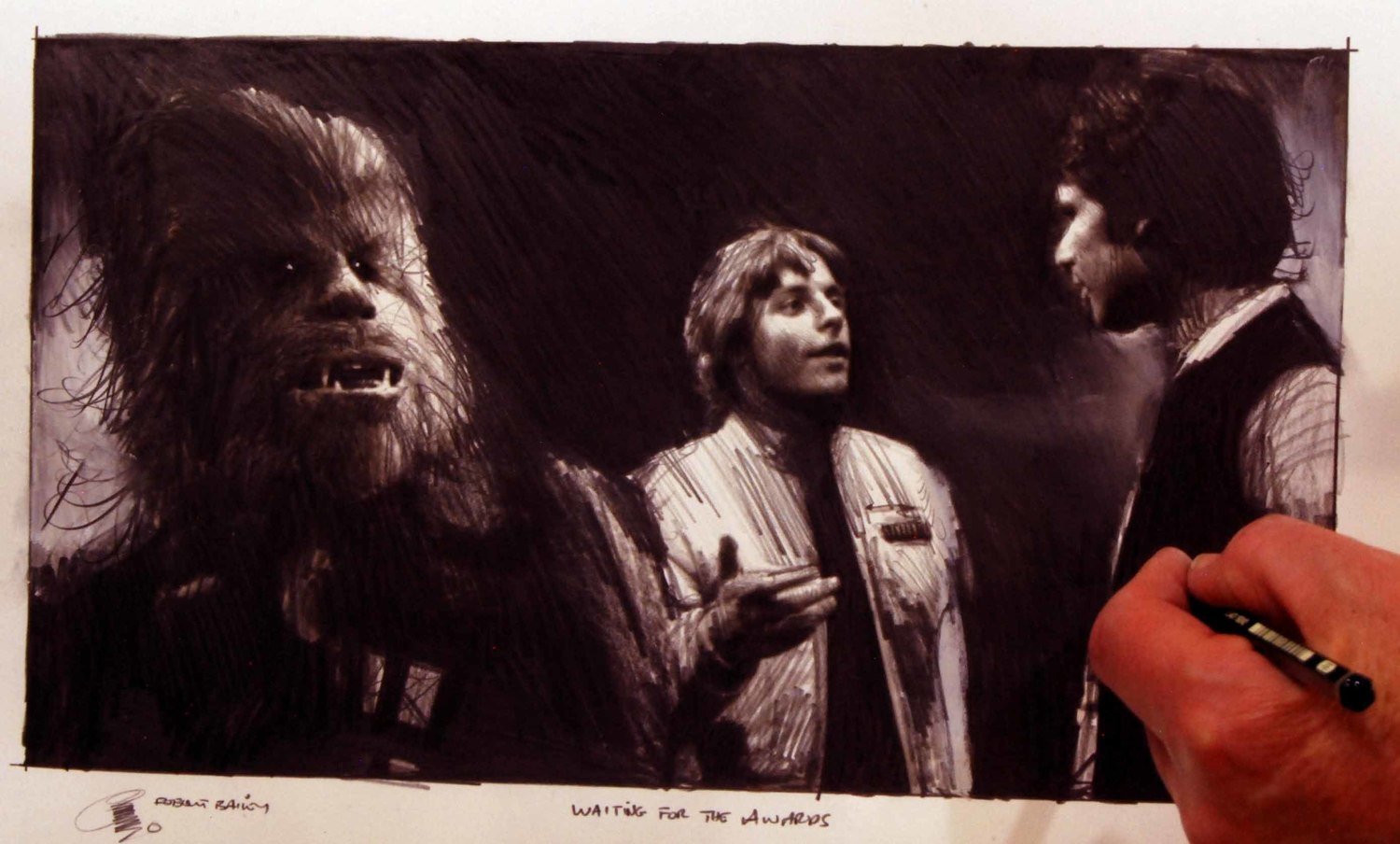 WAITING FOR THE AWARDS.