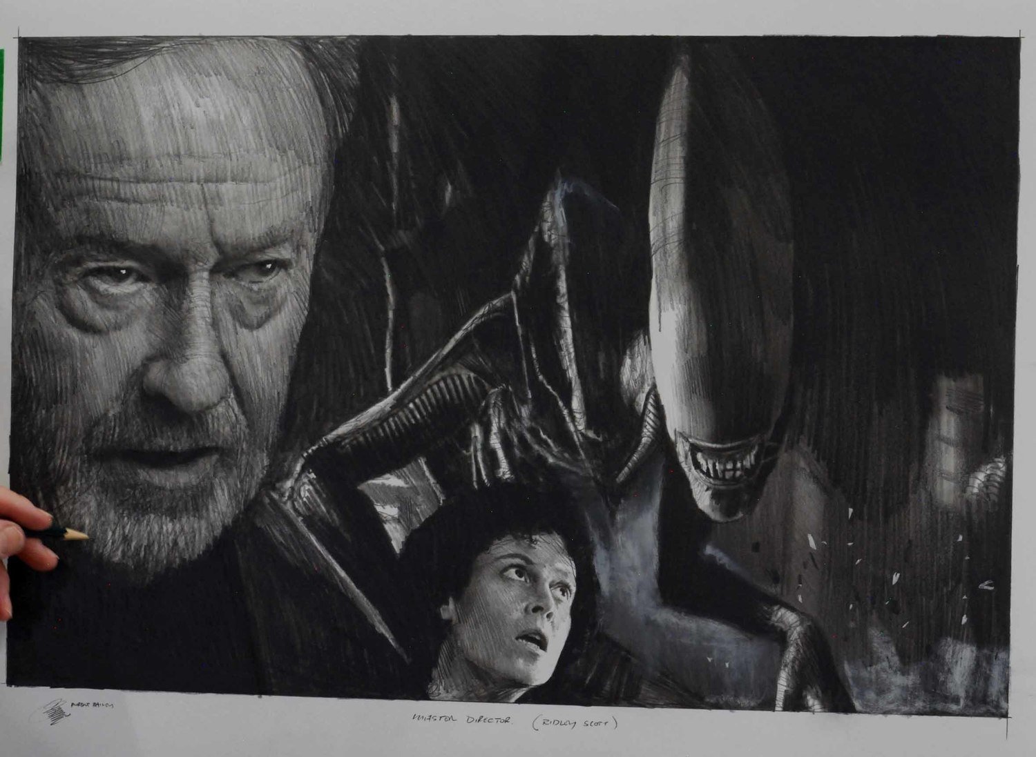 MASTER DIRECTOR. (Ridley Scott).  Medium Size.