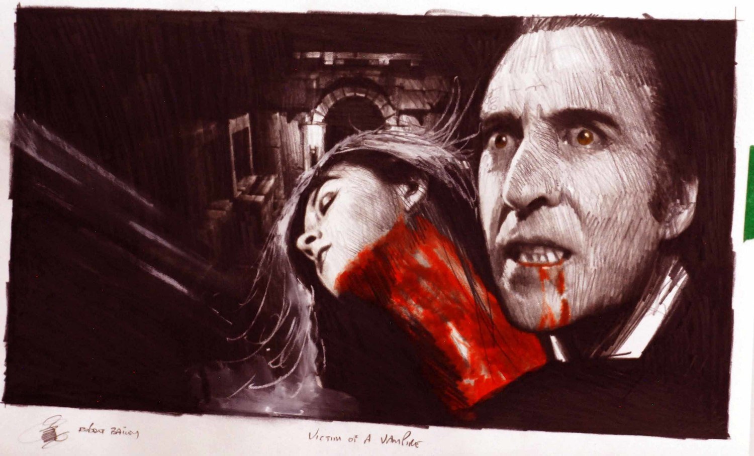 VICTIM OF A VAMPIRE.