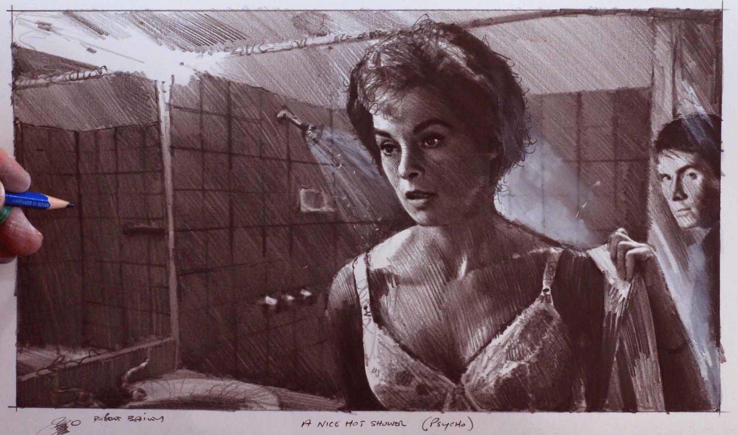 A NICE HOT SHOWER. (Psycho).