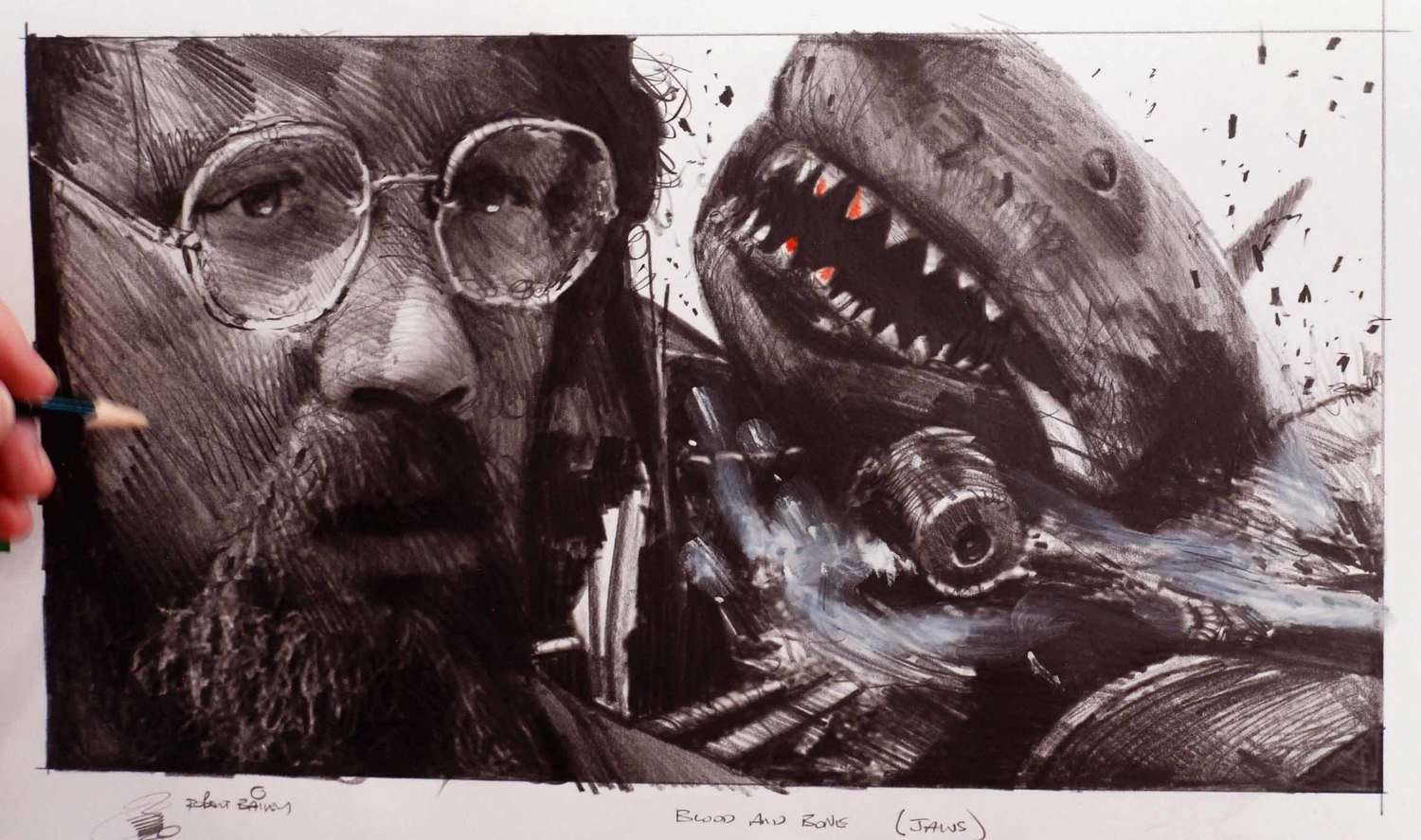 BLOOD AND BONE. (Jaws).