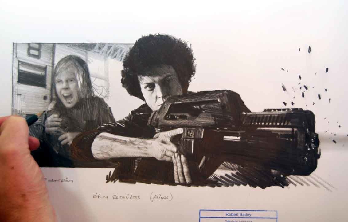 RIPLEY RETALIATES.  (Aliens).