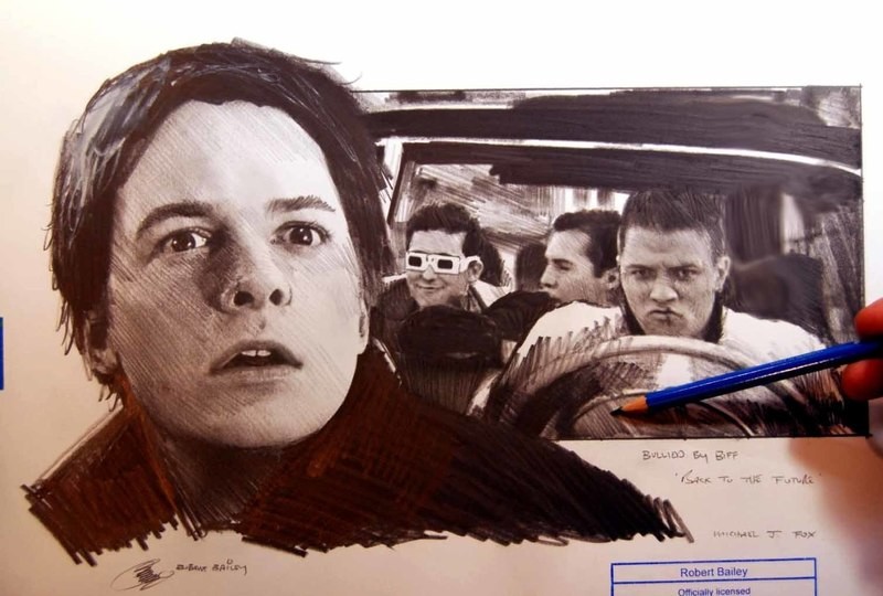 Bullied by Biff. (Back to the Future).