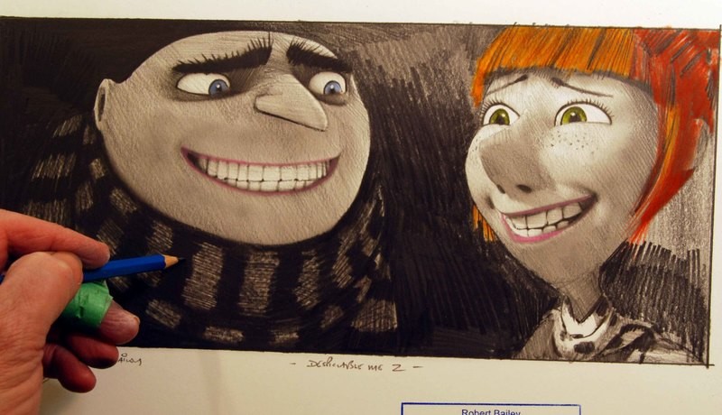 Gru and Lady Friend.