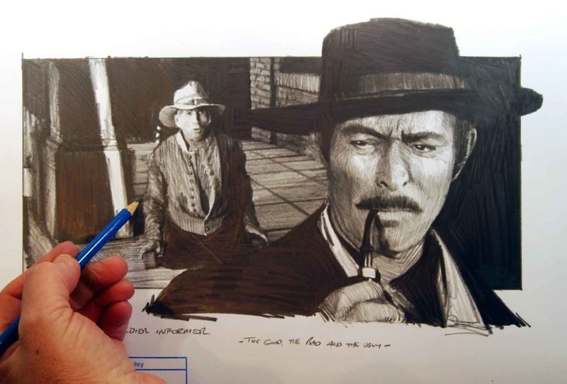 HALF-SOLDIER INFORMER. (The Good, The Bad and The Ugly).