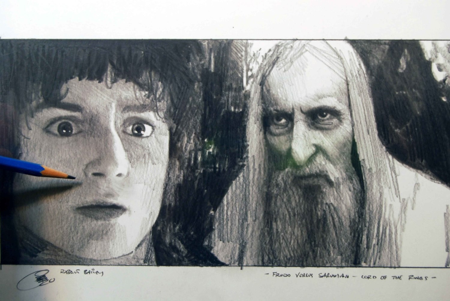 Frodo Versus Saruman (Lord of the Rings)