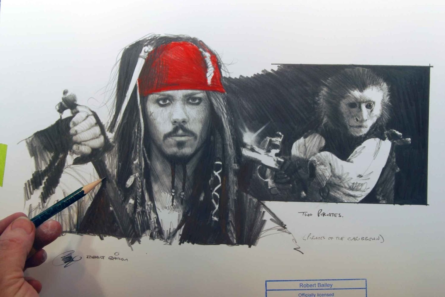 TWO PIRATES. (Pirates of the Caribbean).
