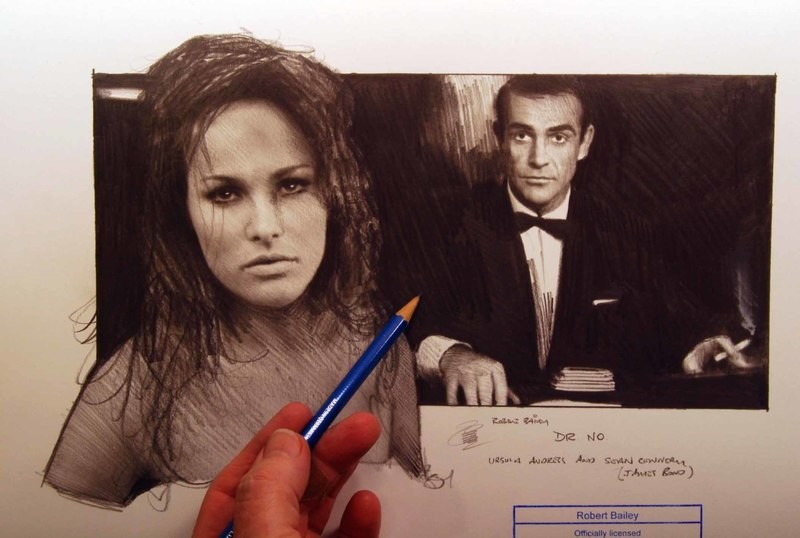 Dr. No. (Ursula Andress and Sean Connery). James Bond.