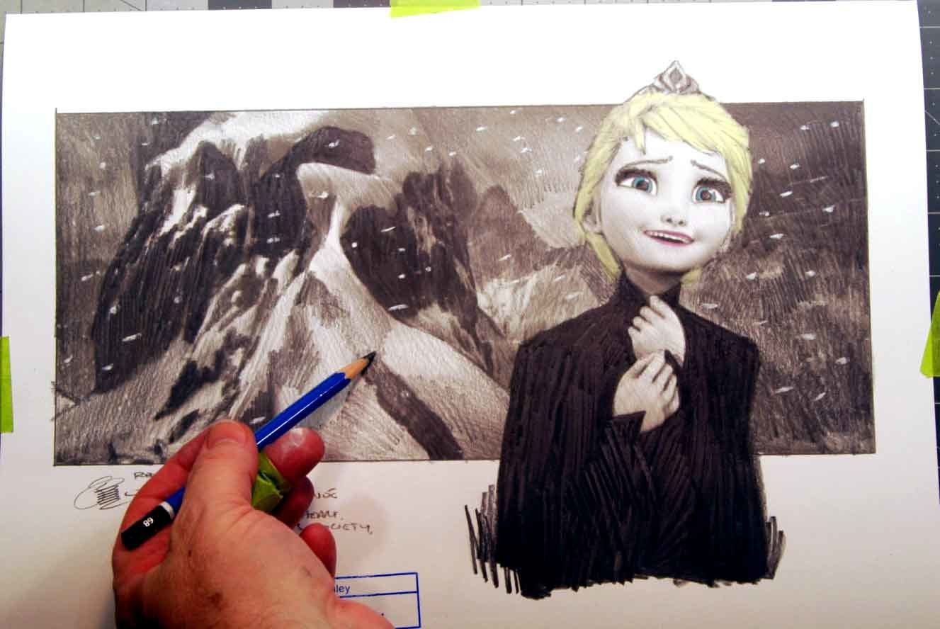 Blissful Solitude. (Frozen).