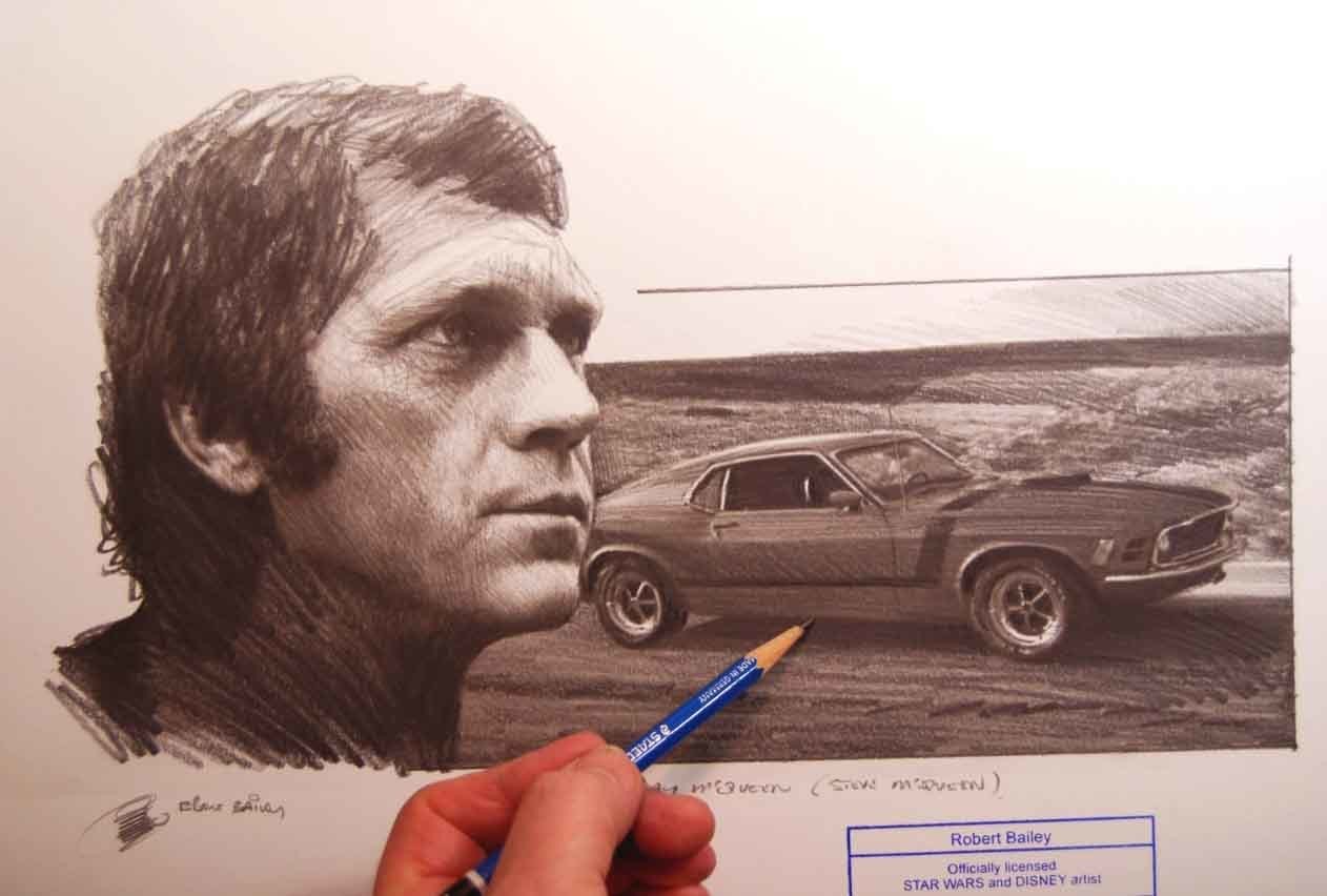 Motorway McQueen. (Steve McQueen).