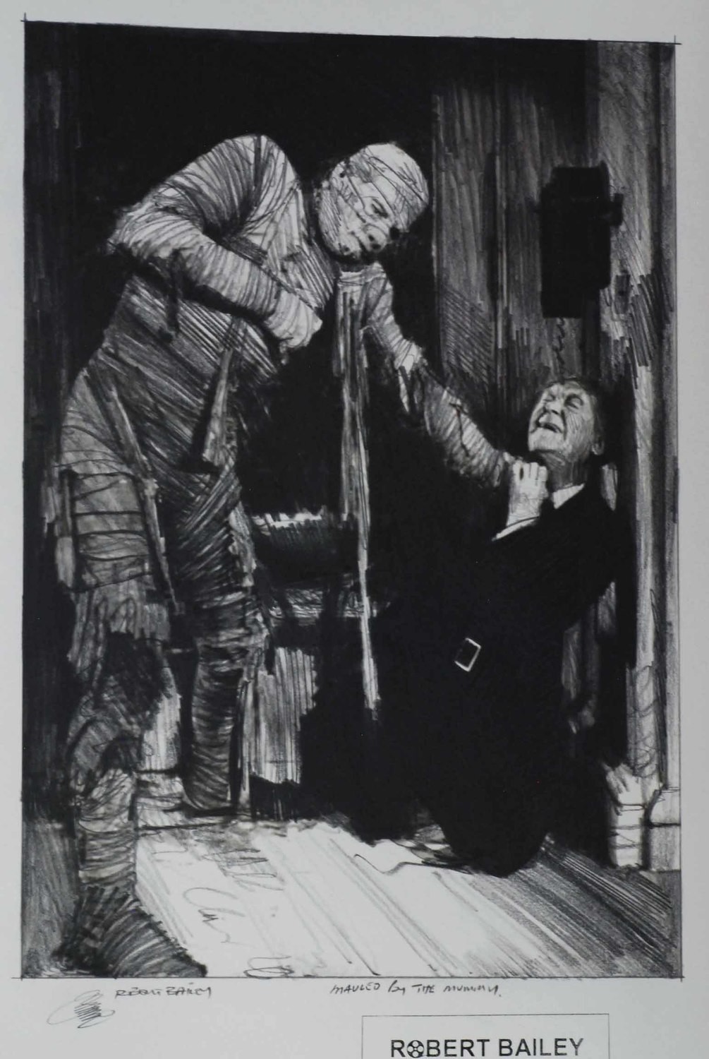 MAULED BY THE MUMMY.