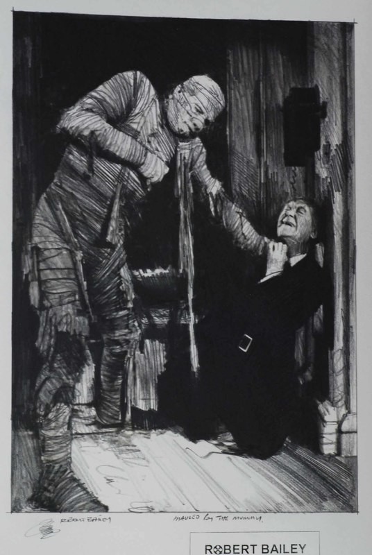 MAULED BY THE MUMMY.