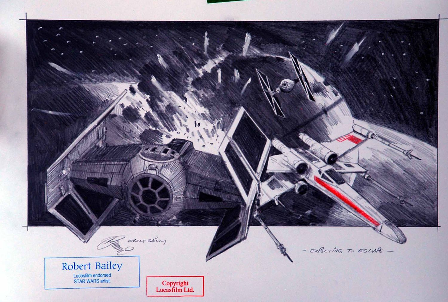 EXPECTING TO ESCAPE.