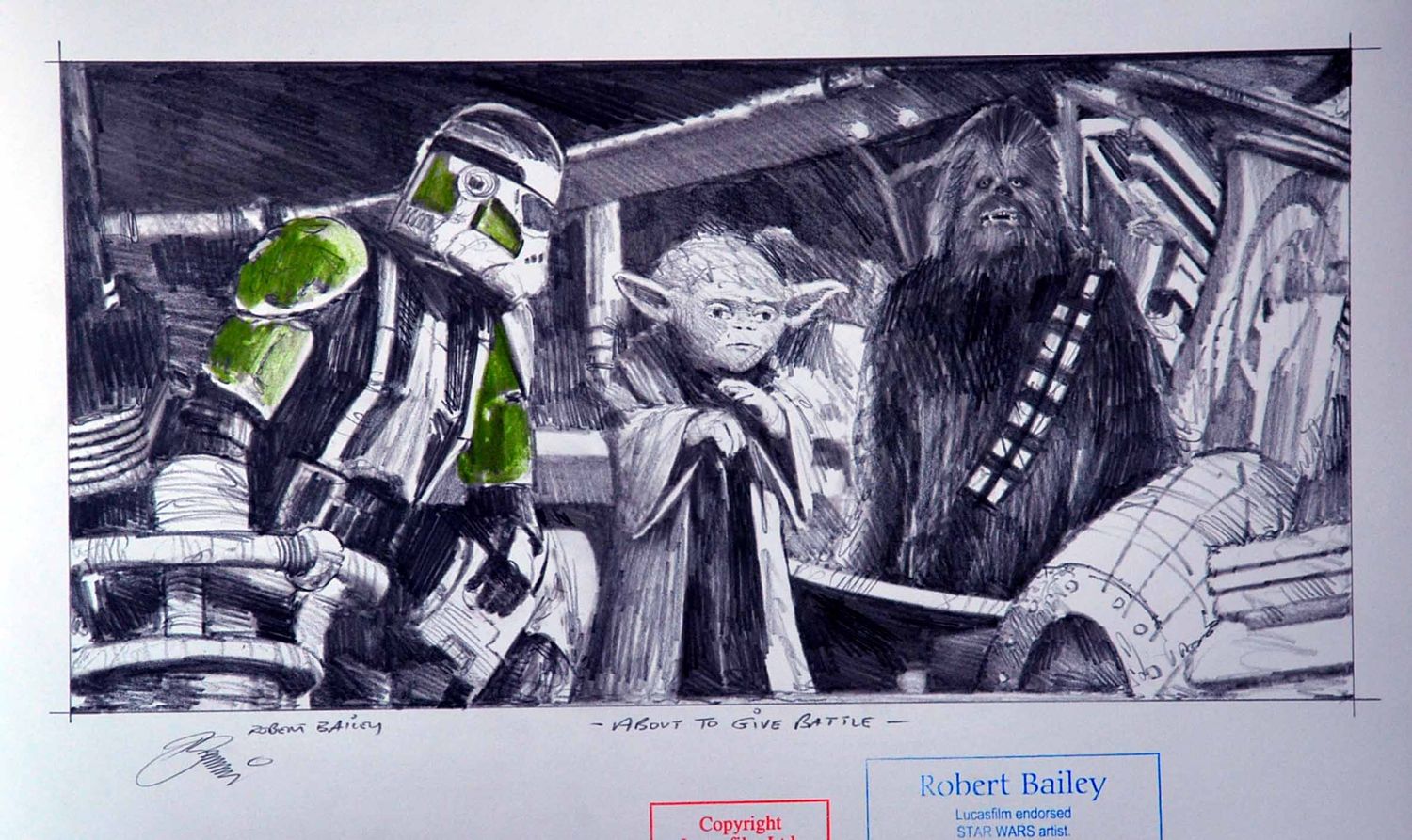 ABOUT TO GIVE BATTLE.