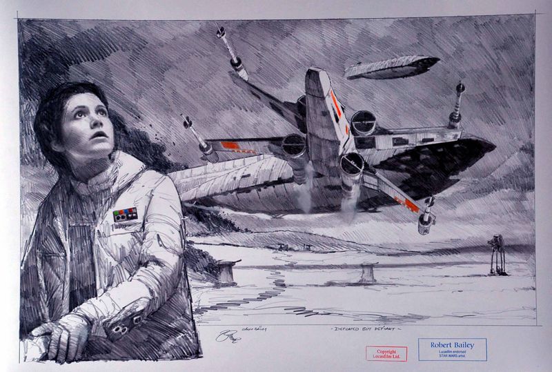 DEFEATED BUT DEFIANT.  (Medium Size).