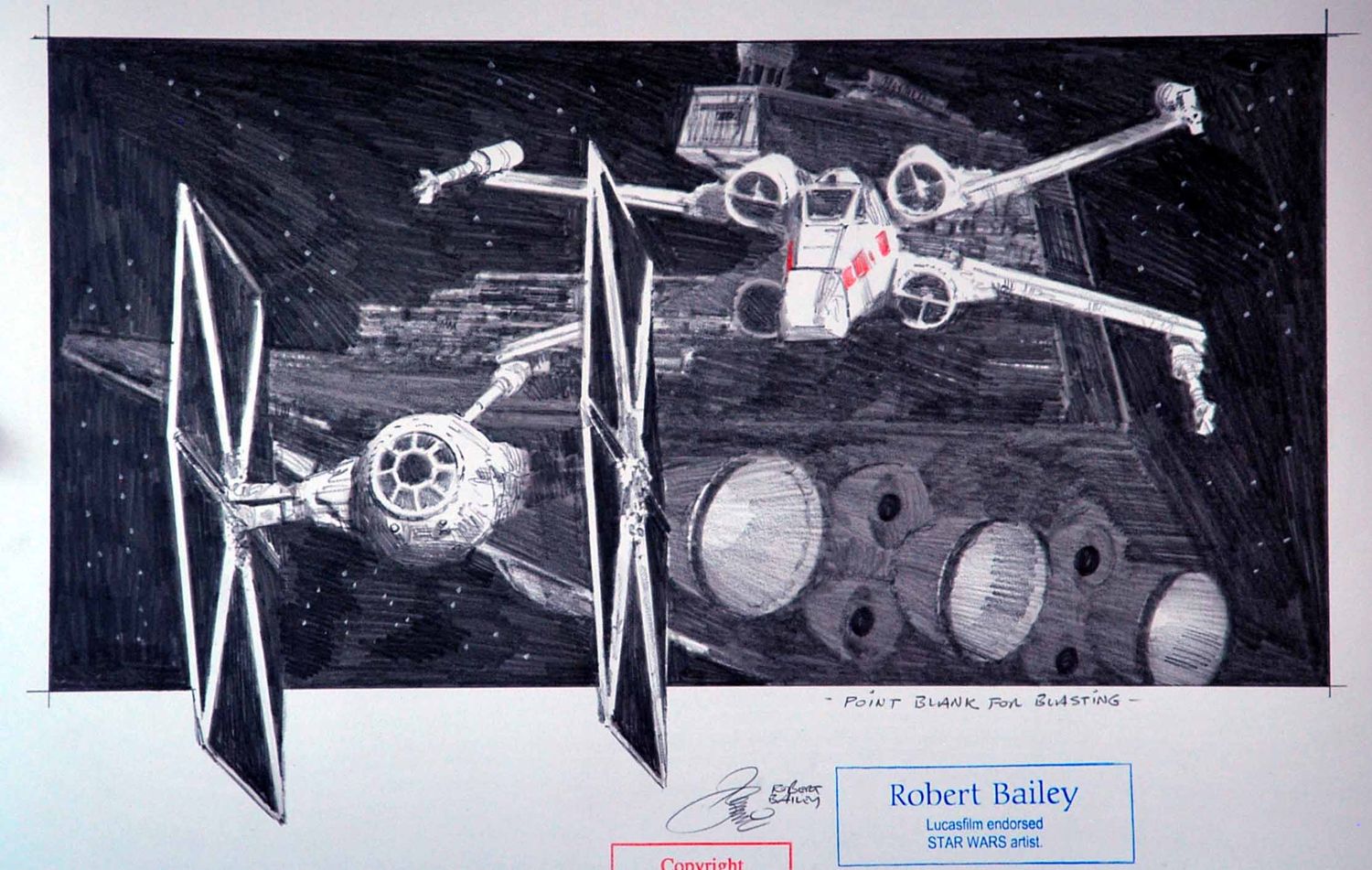 POINT BLANK FOR BLASTING.