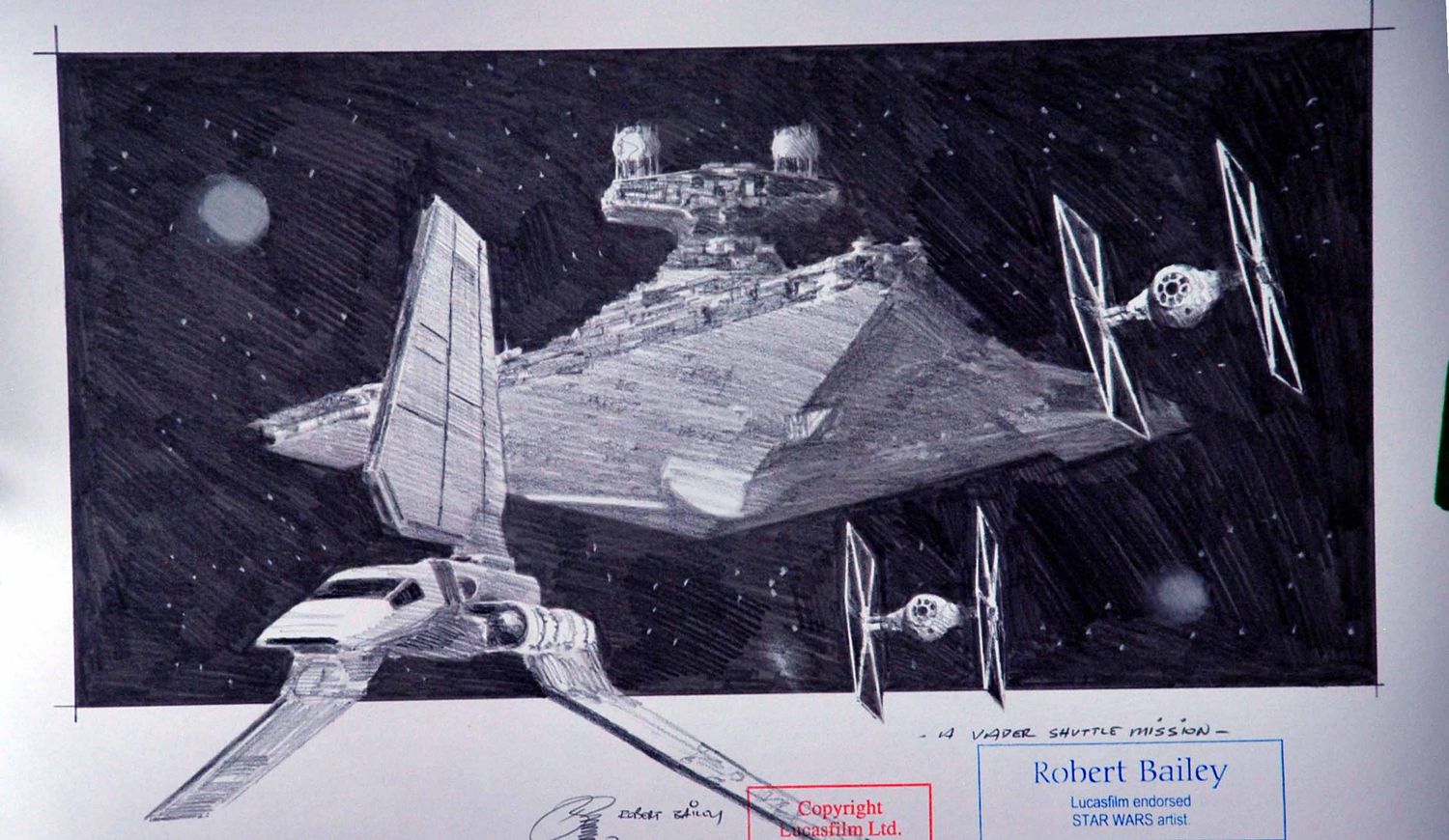 A VADER SHUTTLE MISSION.