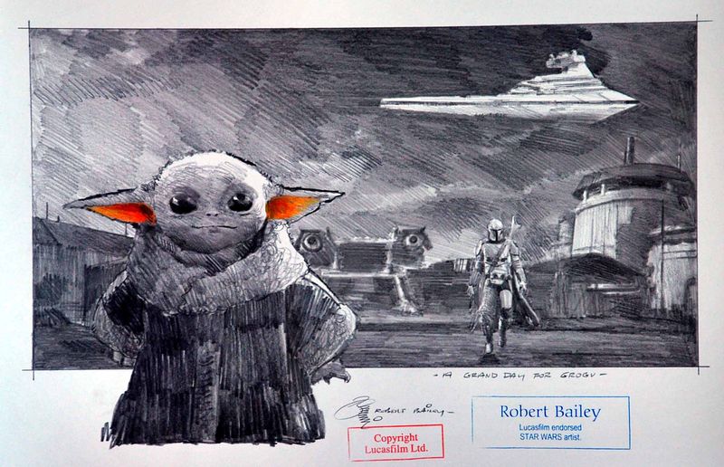 A GRAND DAY FOR GROGU.