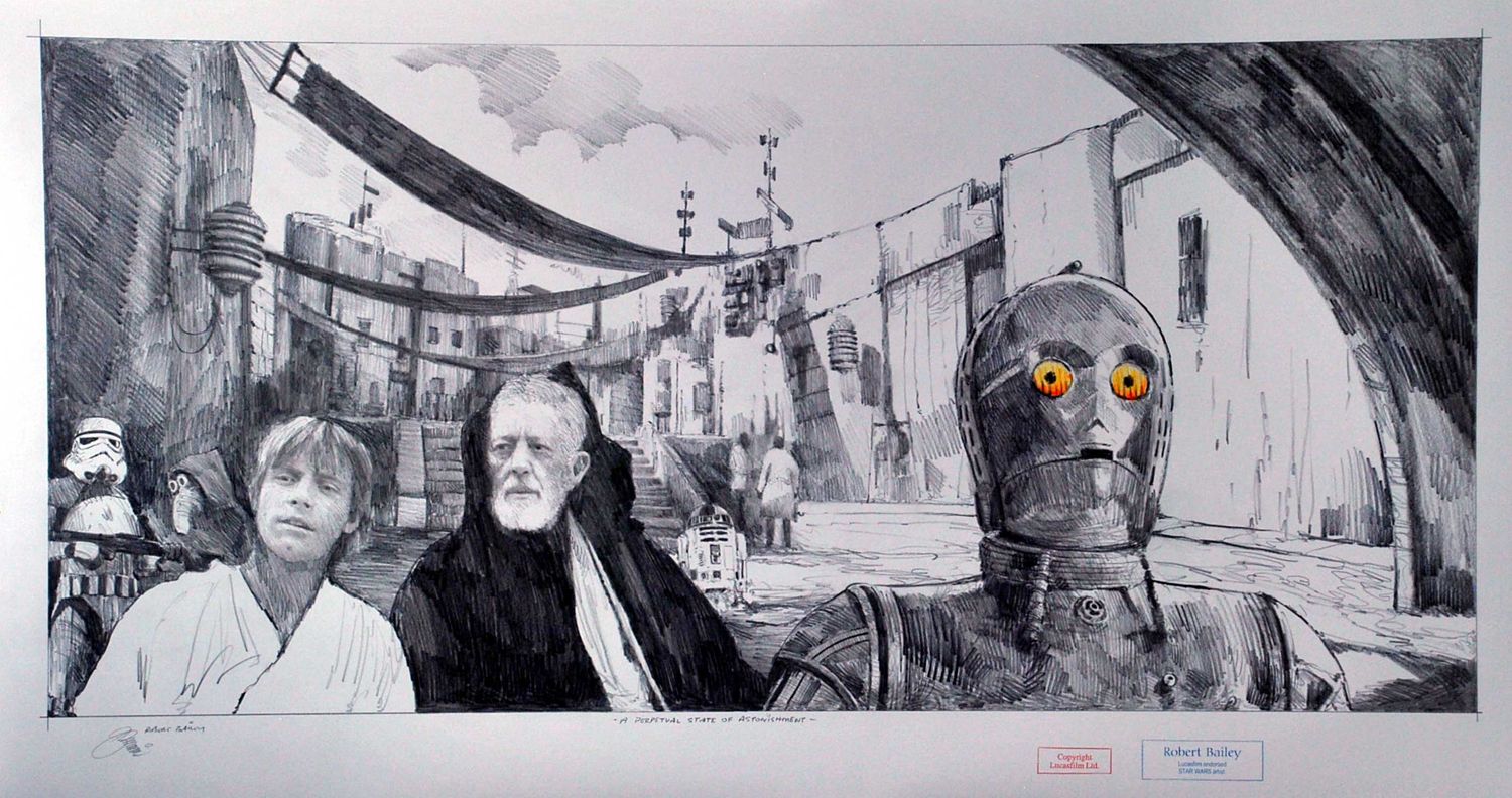 A PERPETUAL STATE OF ASTONISHMENT. (Large Size). 20" x 36"