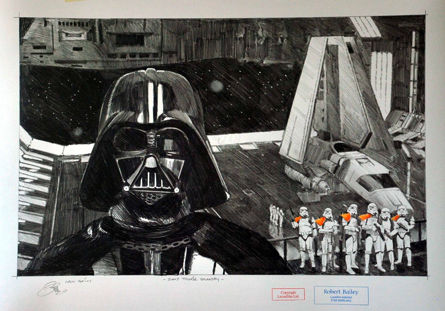SAND TROOPER STANDBY.  (Medium Size).