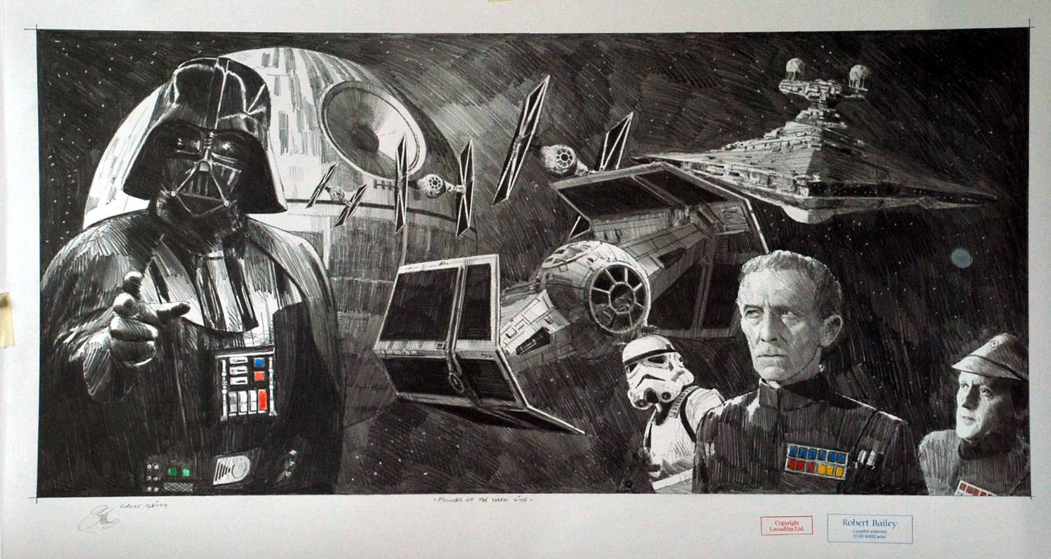 POWERS OF THE DARK SIDE.  (Large Size). 20" x 36"