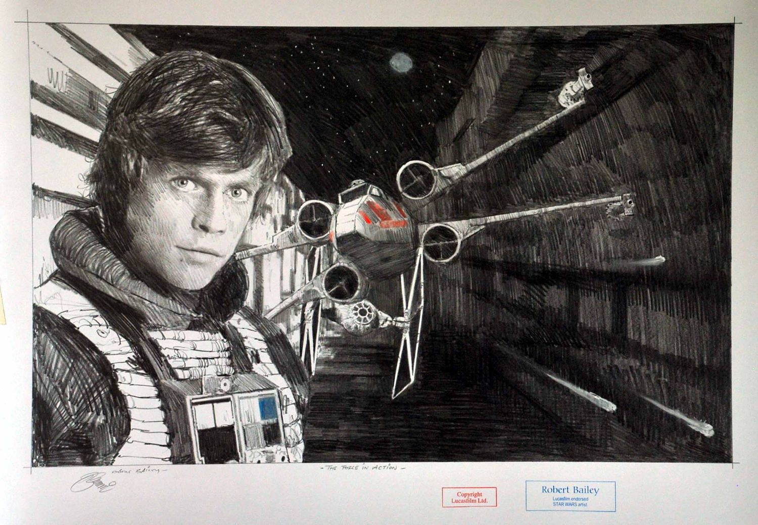 THE FORCE IN ACTION.  (Medium Size).