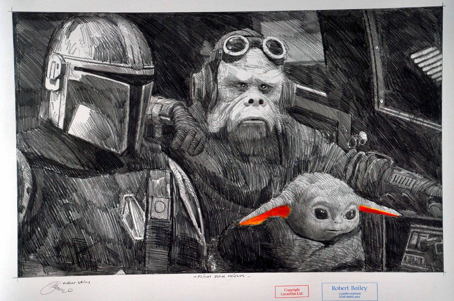 FLIGHT DECK FRIENDS.  (Medium Size).